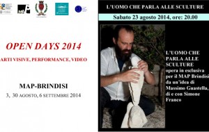Sabato 23 “L’uomo che parla alle sculture” al MAP di Brindisi