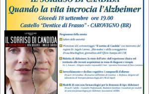 Associazione Astera: giovedì 18 settembre convegno sull’Alzheimer e proiezione di “Il sorriso di Candida”