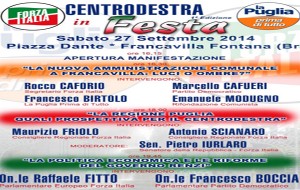 Francavilla: FI si riorganizza e si ritrova nel “CentroDestra in Festa”