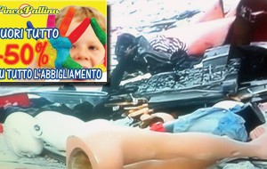 Attentato Francavilla: sulla pagina facebook della vittima/attentatore la promozione “Fuori tutto” del negozio bruciato