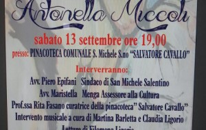 A S. Michele si inaugura “I colori della Poesia” di Antonella Miccoli