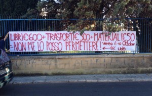 Primo giorno di scuola sul piede di guerra: l’UdS pensa già alla mobilitazione del 10/10