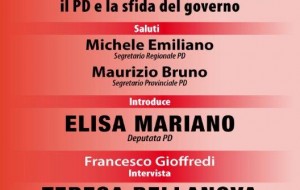 Venerdì 31 a S. Pietro incontro su “L’Italia che cambia. Il Pd e la sfida del Governo”