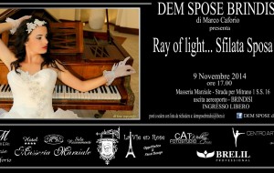 Tutto pronto per Ray of light, la sfilata di Dem Spose Atelier