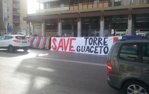 Torre Guaceto: i manifestanti dopo l’incontro con l’Ass. Barbanente
