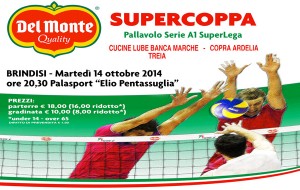 Domani la Supercoppa di volley a Brindisi: prevendita e biglietti