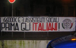 Casapound contro il Centro per rifugiati politici di Francavilla Fontana