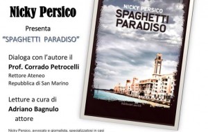 Incontro con l’Autore: domani Nicky Persico alla Casa della Musica di Ostuni
