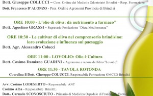 A Mesagne convegno su “Olio di oliva: dalla cosmesi alla nutrizione, alla medicina”