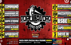 Tutto pronto per la rassegna musicale “Dopolavoro Live Christmas”