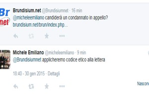 Emiliano su Amati: “applicheremo alla lettera il codice etico”