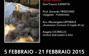 A Ceglie mostra fotografica-poetica dell’artista Angelo Ciciriello