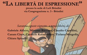 Inaugurata la mostra di fumetti: “la libertà di espressione”