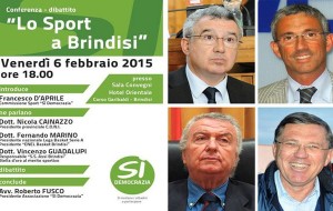Si Democrazia organizza convegno sullo sport con Cainazzo, Marino e Guadalupi