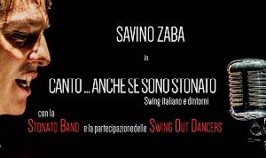 Canto…anche se sono stonato: giovedì 26 Savino Zaba al Teatro Sociale di Fasano