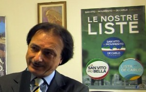 San Vito: presentate le liste a sostegno di Giuseppe De Carlo