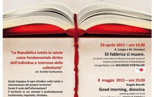“Di fabbrica si muore” apre “Il Maggio dei libri” di Latiano