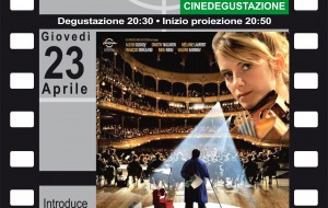 Giovedì 23 parte “Cinedegustazioni”, la rassegna primaverile Cinecronici