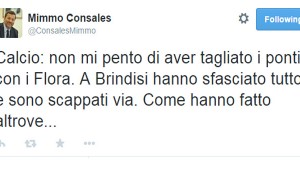 Calcio, Consales su Flora: “non mi pento di aver tagliato i ponti con chi sfascia e scappa via”
