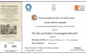 Per Libri e per Scritture. Una passeggiata nella Storia