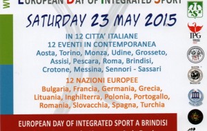 Anche a Brindisi la “Giornata Europea dello Sport Integrato”