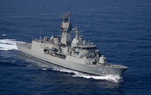 Fregata della Royal Australian Navy in visita a Brindisi