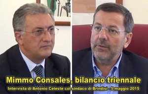 Face to face: il bilancio triennale del Sindaco Consales. Video intervista di Antonio Celeste