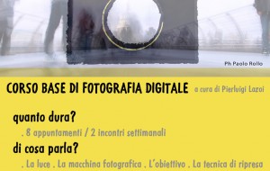 Al via le iscrizioni per il Corso Base di Fotografia Digitale a S. Pietro V.co