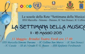 Settimana della musica a scuola: tutti gli appuntamenti in Provincia di Brindisi