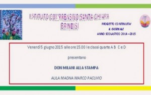 Nasce il giornale degli alunni della scuola primaria Don Milani