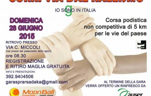 Domani gara podistica per la Giornata Mondiale del rifugiato