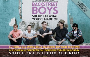 Oggi e domani all’Andromeda il film concerto dei Backstreet Boys