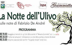 Il mito di Fabrizio De Andrè rivive attraverso un ulivo secolare con il suo nome