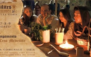 Dal 6 Agosto torna ad Oria l’Accampamento Medievale