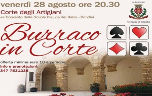 Il 28 agosto “Burraco in Corte” a favore della Fondazione Ant