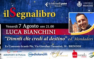 IlSegnalibro: Luca Bianchini presenta “Dimmi che credi al destino”