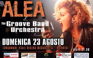 Domenica 23 “Alea & the groove band orchestra” in concerto sul lungomare di Brindisi