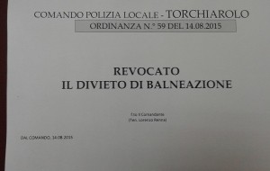 Contrordine: le acque sono pulite. Revocato il divieto di balneazione da Torre S. Gennaro a Lendinuso