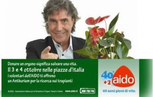 Aido in piazza con “Un Anthurium per l’informazione”