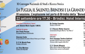 Un incontro per ricordare i 100 anni dall’esplosione nel porto di Brindisi della “Benedetto Brin”