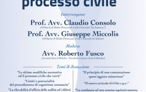 Camera Civile: oggi “conversazione sul processo civile”