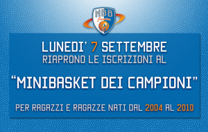 Aperte le iscrizioni al “Minibasket dei Campioni” dell’Enel Basket Brindisi
