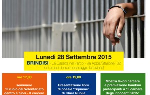 Lunedì 28 a Brindisi giornata di sensibilizzazione su Volontariato e Giustizia