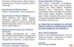 Al via i nuovi corsi dell’accademia musicale Lucia Iurleo
