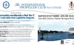 Propeller Club: martedì tavola rotonda su “Portualità meridionale e Reti Ten-T: il ruolo delle Aree Logistiche Integrate”