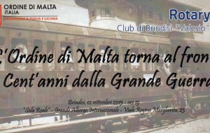 Sabato 12 conferenza su “l’ordine di Malta e la Grande Guerra”