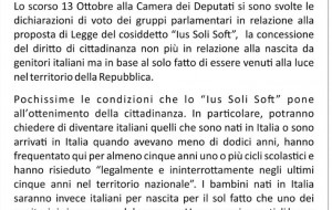 I giovani di FI in piazza contro lo Ius Soli