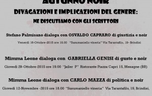 Venerdì 16 Osvaldo Capraro inaugura la rassegna “Autunno Noir”