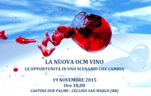 La nuova OCM vino: se ne parla a Cantine due Palme