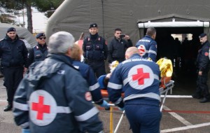 Esercitazione di Protezione Civile a Cellino San Marco: tanti applausi ai Carabinieri